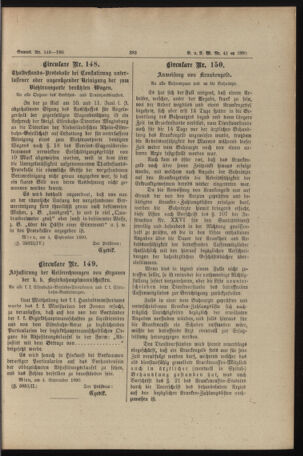 Verordnungs- und Anzeige-Blatt der k.k. General-Direction der österr. Staatsbahnen 18900912 Seite: 3