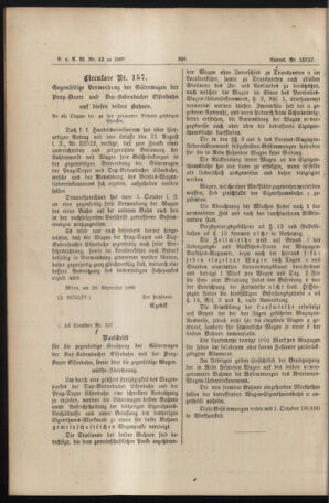 Verordnungs- und Anzeige-Blatt der k.k. General-Direction der österr. Staatsbahnen 18900929 Seite: 8