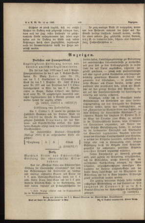 Verordnungs- und Anzeige-Blatt der k.k. General-Direction der österr. Staatsbahnen 18901002 Seite: 6