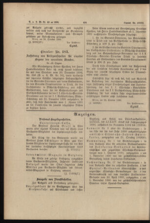 Verordnungs- und Anzeige-Blatt der k.k. General-Direction der österr. Staatsbahnen 18901102 Seite: 4