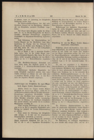 Verordnungs- und Anzeige-Blatt der k.k. General-Direction der österr. Staatsbahnen 18901106 Seite: 18