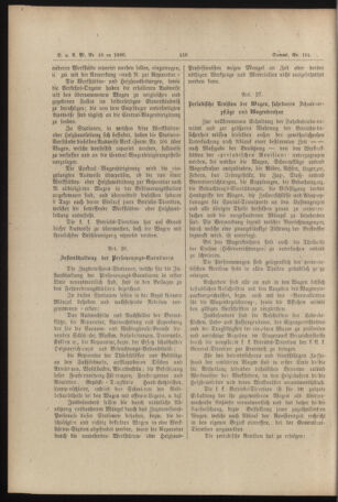 Verordnungs- und Anzeige-Blatt der k.k. General-Direction der österr. Staatsbahnen 18901106 Seite: 20