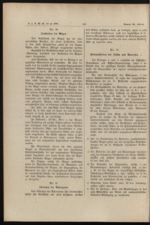 Verordnungs- und Anzeige-Blatt der k.k. General-Direction der österr. Staatsbahnen 18901106 Seite: 22