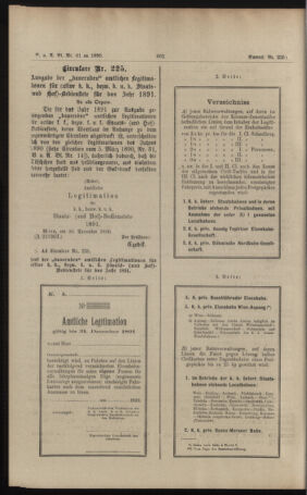 Verordnungs- und Anzeige-Blatt der k.k. General-Direction der österr. Staatsbahnen 18901231 Seite: 6