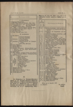 Verordnungs- und Anzeige-Blatt der k.k. General-Direction der österr. Staatsbahnen 18910110 Seite: 2