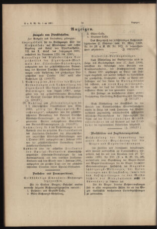 Verordnungs- und Anzeige-Blatt der k.k. General-Direction der österr. Staatsbahnen 18910207 Seite: 2