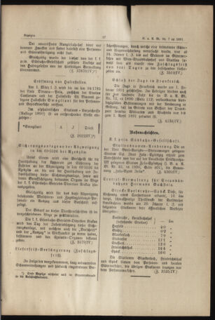 Verordnungs- und Anzeige-Blatt der k.k. General-Direction der österr. Staatsbahnen 18910221 Seite: 3