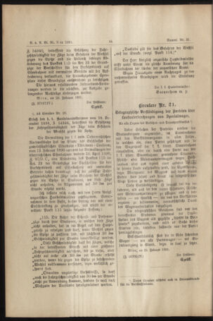 Verordnungs- und Anzeige-Blatt der k.k. General-Direction der österr. Staatsbahnen 18910307 Seite: 2