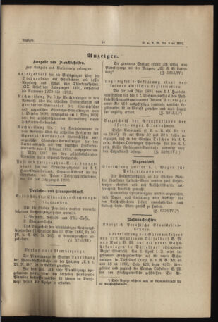 Verordnungs- und Anzeige-Blatt der k.k. General-Direction der österr. Staatsbahnen 18910307 Seite: 3