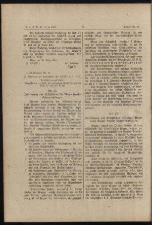 Verordnungs- und Anzeige-Blatt der k.k. General-Direction der österr. Staatsbahnen 18910404 Seite: 6