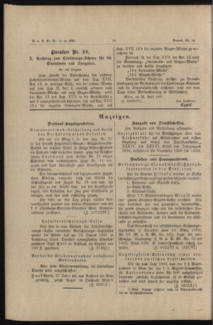 Verordnungs- und Anzeige-Blatt der k.k. General-Direction der österr. Staatsbahnen 18910425 Seite: 2