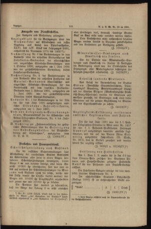 Verordnungs- und Anzeige-Blatt der k.k. General-Direction der österr. Staatsbahnen 18910620 Seite: 3