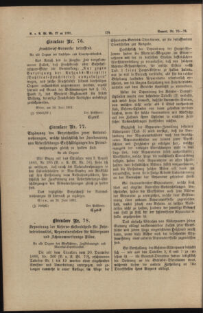 Verordnungs- und Anzeige-Blatt der k.k. General-Direction der österr. Staatsbahnen 18910704 Seite: 2