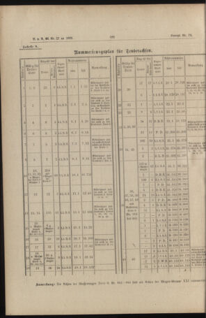 Verordnungs- und Anzeige-Blatt der k.k. General-Direction der österr. Staatsbahnen 18910704 Seite: 20