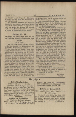 Verordnungs- und Anzeige-Blatt der k.k. General-Direction der österr. Staatsbahnen 18910718 Seite: 3