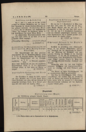 Verordnungs- und Anzeige-Blatt der k.k. General-Direction der österr. Staatsbahnen 18910718 Seite: 4