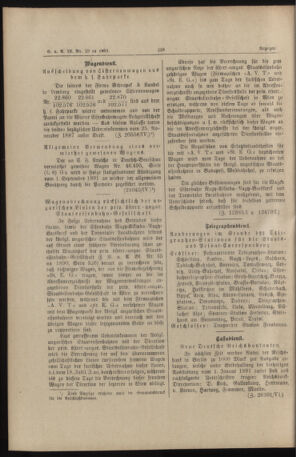 Verordnungs- und Anzeige-Blatt der k.k. General-Direction der österr. Staatsbahnen 18910725 Seite: 26