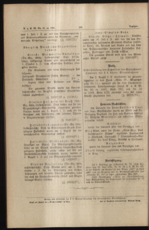 Verordnungs- und Anzeige-Blatt der k.k. General-Direction der österr. Staatsbahnen 18910808 Seite: 10