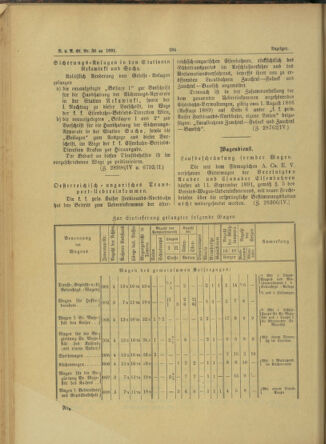 Verordnungs- und Anzeige-Blatt der k.k. General-Direction der österr. Staatsbahnen 18910919 Seite: 6