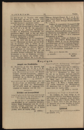 Verordnungs- und Anzeige-Blatt der k.k. General-Direction der österr. Staatsbahnen 18910926 Seite: 2