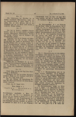 Verordnungs- und Anzeige-Blatt der k.k. General-Direction der österr. Staatsbahnen 18911017 Seite: 5