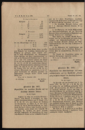 Verordnungs- und Anzeige-Blatt der k.k. General-Direction der österr. Staatsbahnen 18911121 Seite: 2