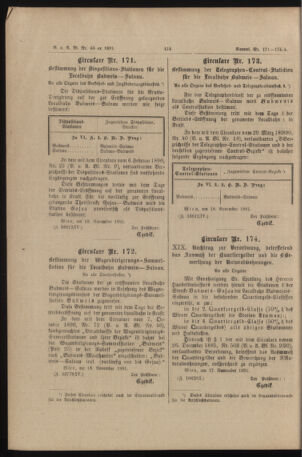 Verordnungs- und Anzeige-Blatt der k.k. General-Direction der österr. Staatsbahnen 18911121 Seite: 4