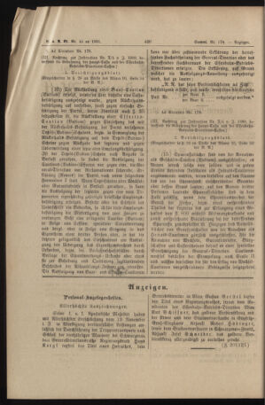 Verordnungs- und Anzeige-Blatt der k.k. General-Direction der österr. Staatsbahnen 18911129 Seite: 2