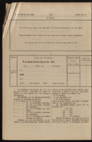 Verordnungs- und Anzeige-Blatt der k.k. General-Direction der österr. Staatsbahnen 18911205 Seite: 2