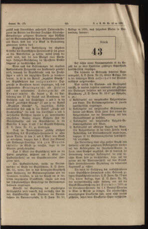 Verordnungs- und Anzeige-Blatt der k.k. General-Direction der österr. Staatsbahnen 18911205 Seite: 3