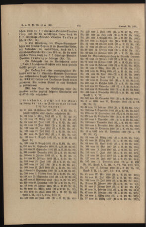 Verordnungs- und Anzeige-Blatt der k.k. General-Direction der österr. Staatsbahnen 18911231 Seite: 12