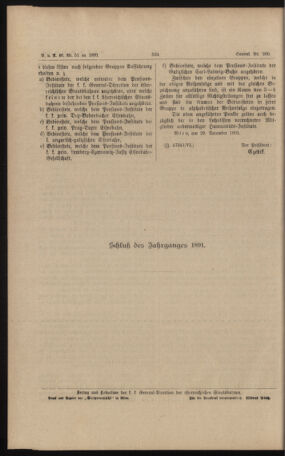 Verordnungs- und Anzeige-Blatt der k.k. General-Direction der österr. Staatsbahnen 18911231 Seite: 84