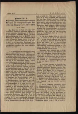 Verordnungs- und Anzeige-Blatt der k.k. General-Direction der österr. Staatsbahnen 18920106 Seite: 3