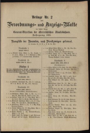 Verordnungs- und Anzeige-Blatt der k.k. General-Direction der österr. Staatsbahnen 18920109 Seite: 5