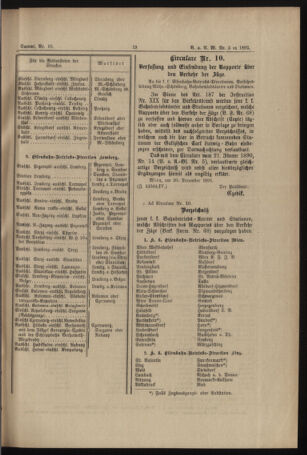 Verordnungs- und Anzeige-Blatt der k.k. General-Direction der österr. Staatsbahnen 18920110 Seite: 7