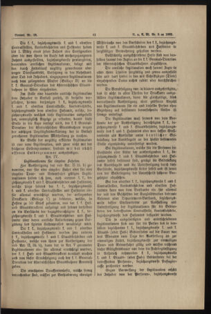 Verordnungs- und Anzeige-Blatt der k.k. General-Direction der österr. Staatsbahnen 18920117 Seite: 19