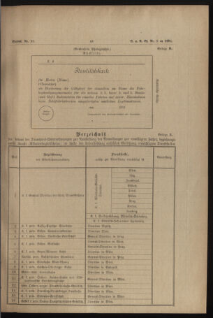 Verordnungs- und Anzeige-Blatt der k.k. General-Direction der österr. Staatsbahnen 18920117 Seite: 27