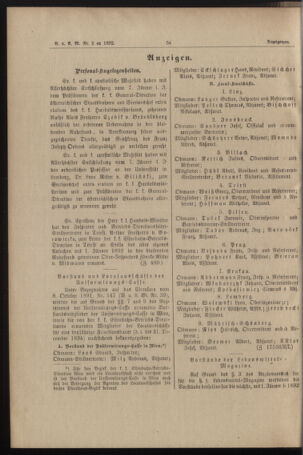 Verordnungs- und Anzeige-Blatt der k.k. General-Direction der österr. Staatsbahnen 18920117 Seite: 32