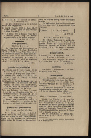 Verordnungs- und Anzeige-Blatt der k.k. General-Direction der österr. Staatsbahnen 18920127 Seite: 7