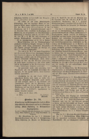 Verordnungs- und Anzeige-Blatt der k.k. General-Direction der österr. Staatsbahnen 18920208 Seite: 4