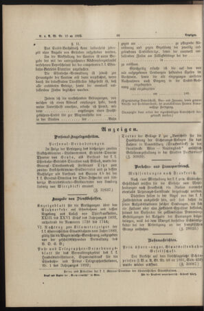 Verordnungs- und Anzeige-Blatt der k.k. General-Direction der österr. Staatsbahnen 18920307 Seite: 6