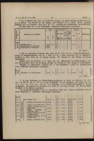 Verordnungs- und Anzeige-Blatt der k.k. General-Direction der österr. Staatsbahnen 18920430 Seite: 18