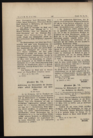 Verordnungs- und Anzeige-Blatt der k.k. General-Direction der österr. Staatsbahnen 18920509 Seite: 2