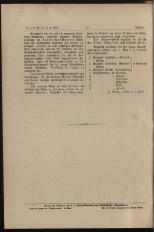 Verordnungs- und Anzeige-Blatt der k.k. General-Direction der österr. Staatsbahnen 18920517 Seite: 12