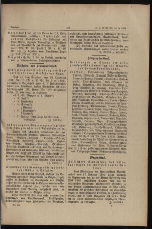 Verordnungs- und Anzeige-Blatt der k.k. General-Direction der österr. Staatsbahnen 18920517 Seite: 9