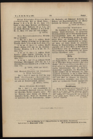 Verordnungs- und Anzeige-Blatt der k.k. General-Direction der österr. Staatsbahnen 18920630 Seite: 6