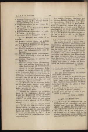 Verordnungs- und Anzeige-Blatt der k.k. General-Direction der österr. Staatsbahnen 18920723 Seite: 6