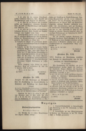 Verordnungs- und Anzeige-Blatt der k.k. General-Direction der österr. Staatsbahnen 18920730 Seite: 4