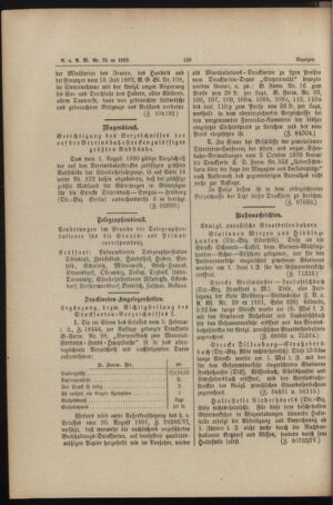 Verordnungs- und Anzeige-Blatt der k.k. General-Direction der österr. Staatsbahnen 18920730 Seite: 6