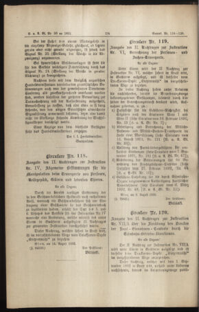 Verordnungs- und Anzeige-Blatt der k.k. General-Direction der österr. Staatsbahnen 18920820 Seite: 2